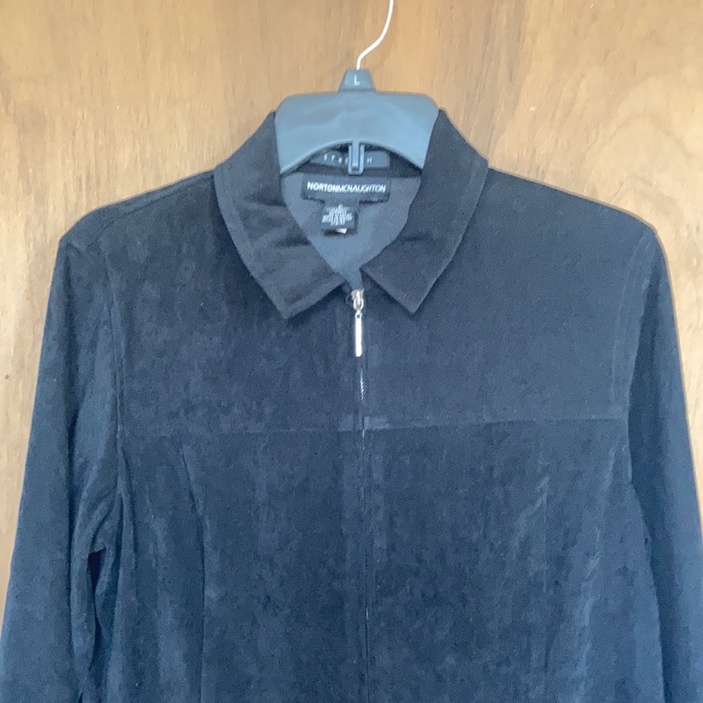 Vintage Norton McNaughton black zip front jacket - Picture 17 of 17